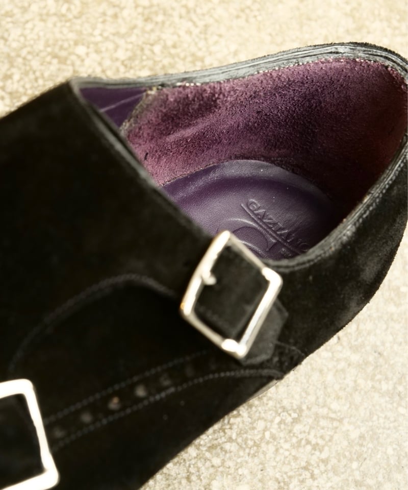 GAZIANO&GIRLING】MAYFAIR Black Suede 5 F | UNIO