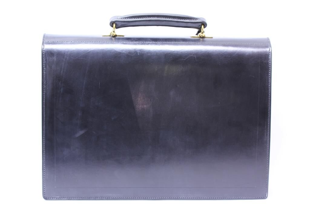 ラザフォード ブリーフケース ブライドルレザー フラップオーバー