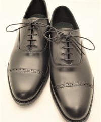 Joseph Cheaney  / WILBARSTON /  Punched Cap Toe Shoes / Black
