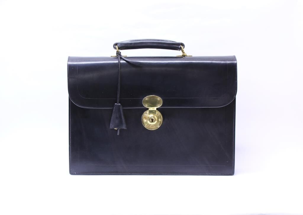 ラザフォード ブリーフケース ブライドルレザー フラップオーバー