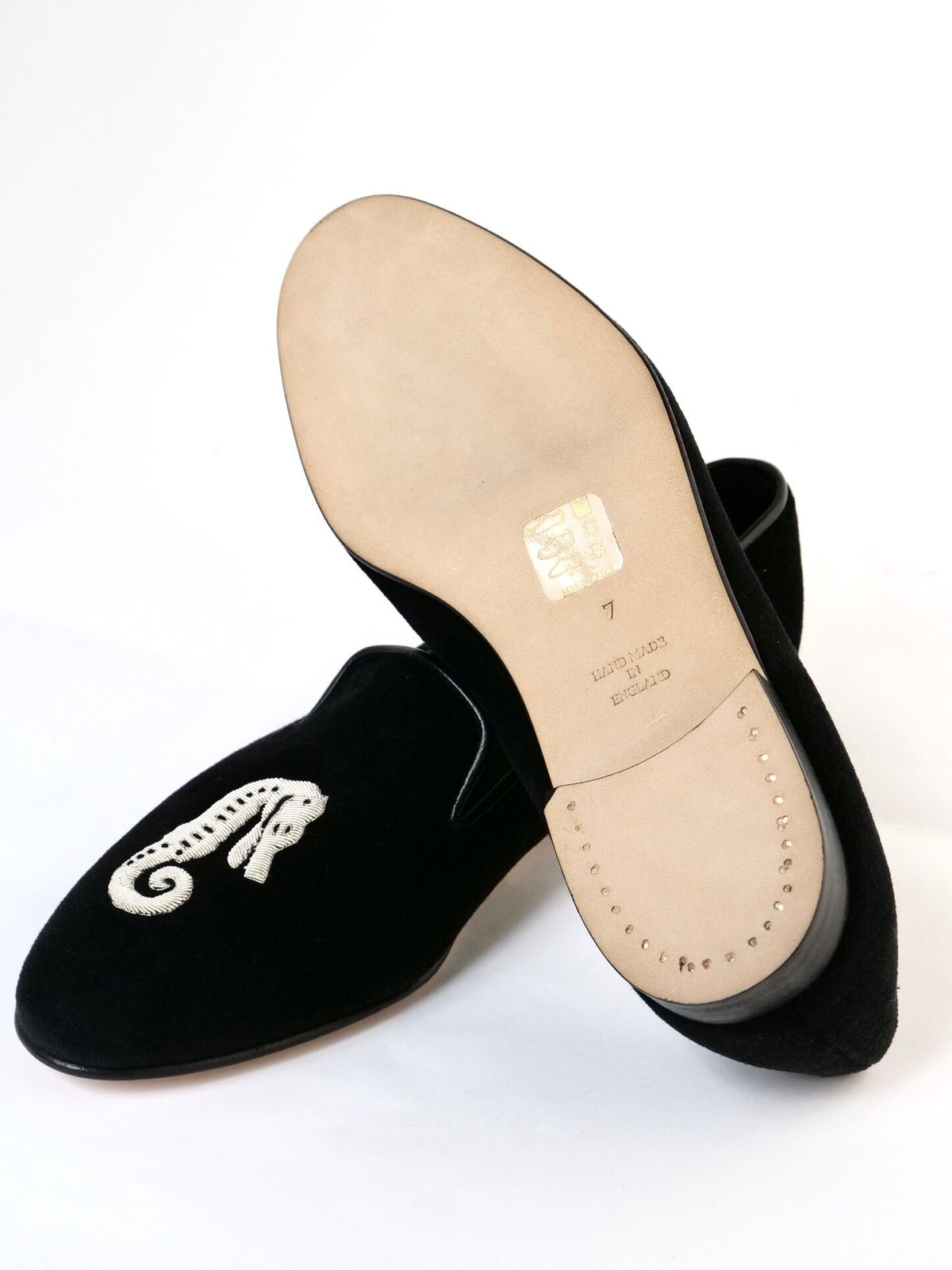 George Cleverley / Velvet Seahorse Slippers | U