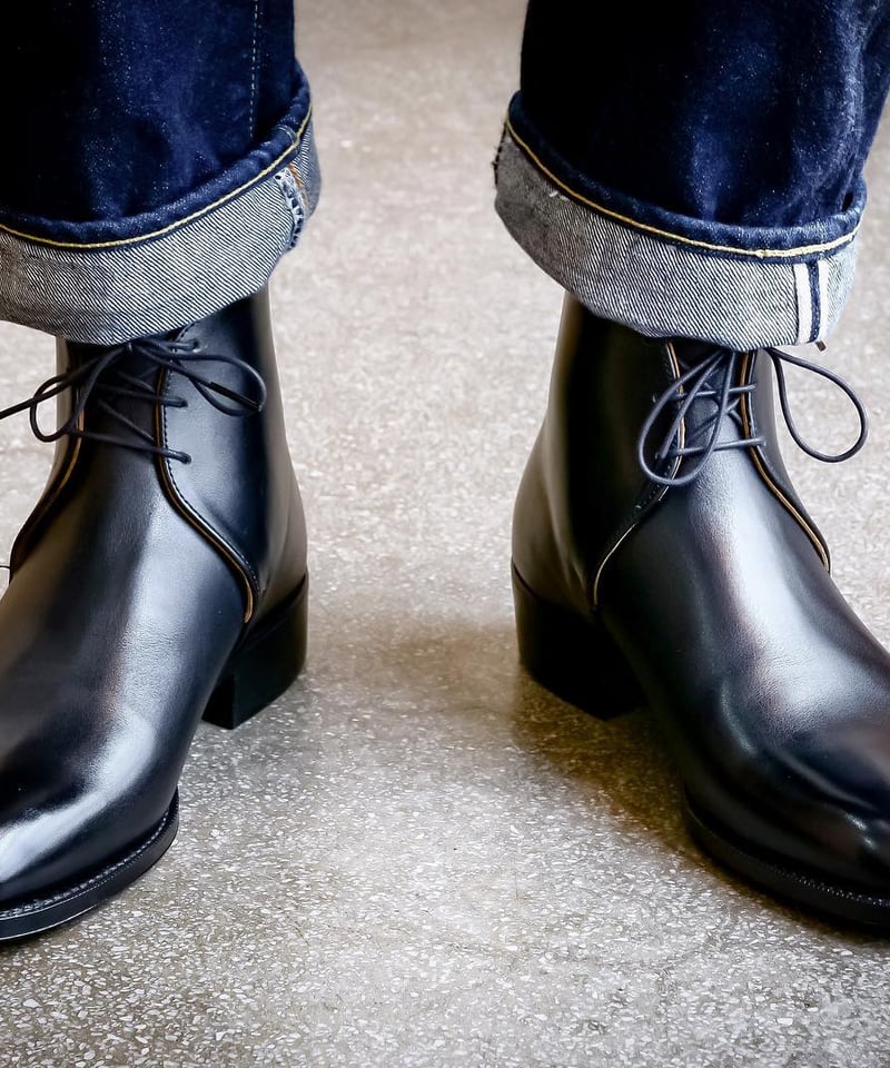 Schnieder Riding Boots × UW / George Boots / Bl...