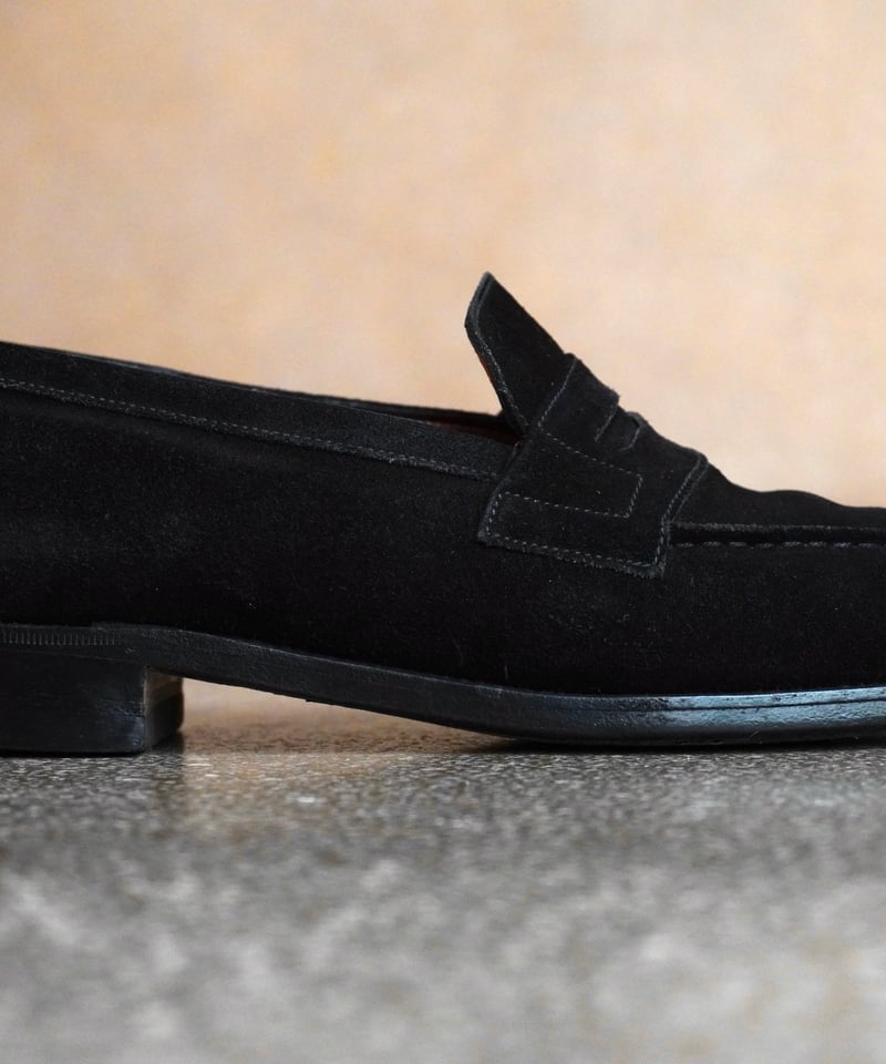 J.M.WESTON】Signature loafer#180 Black Suede 7 J.M.WESTON】Signature loafer#180 Black Suede 7