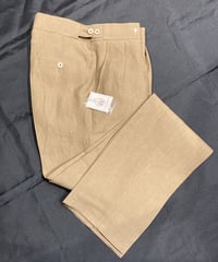 Cordings / Linen Trousers / Sage Green