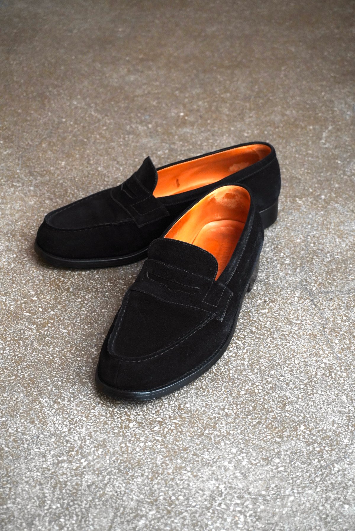 J.M.WESTON】Signature loafer#180 Black Suede 7 J.M.WESTON】Signature loafer#180 Black Suede 7