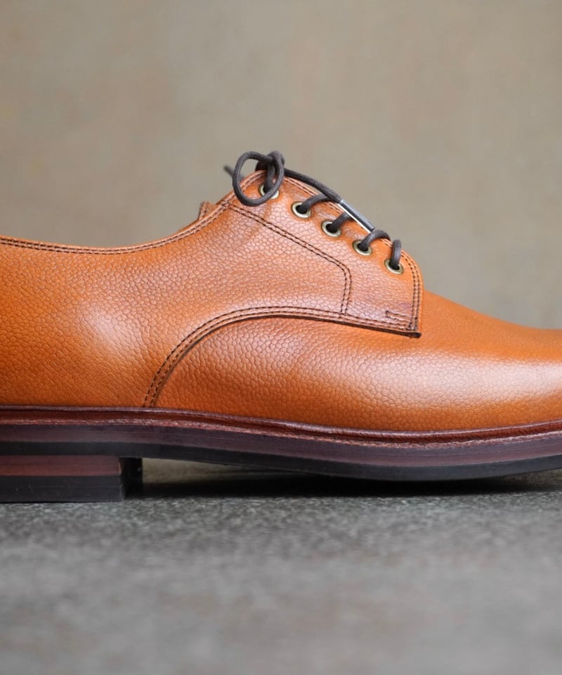 GRANT STONE】Country Derby Cognac Pebble Grain 
