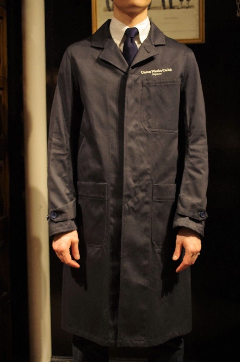 soundman オイルドステンカラーコート union works別注 40 soundman オイルドステンカラーコート union works別注 40