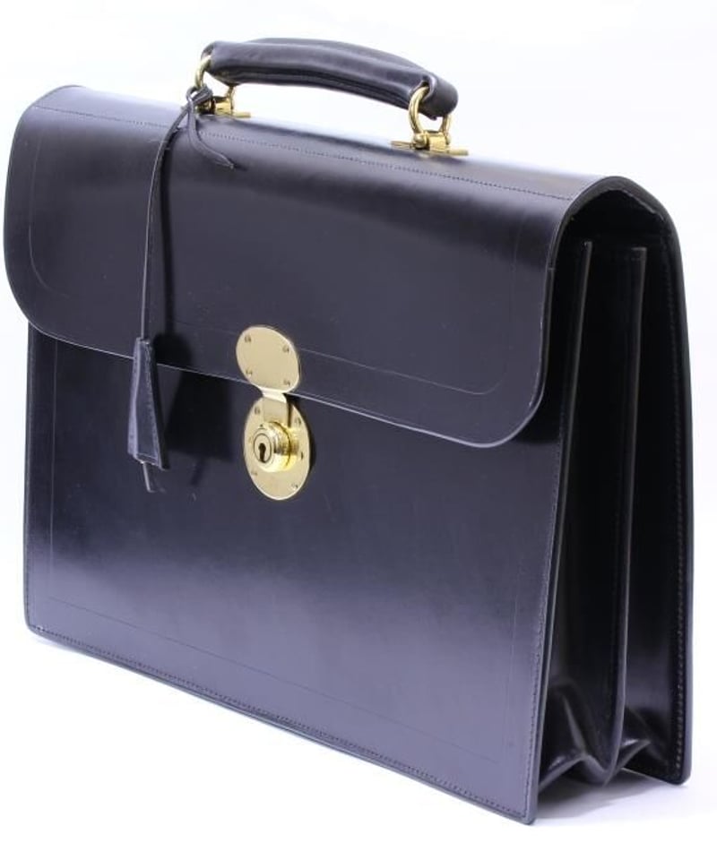 Rutherfords / Flap Over Brief Case / Black | U