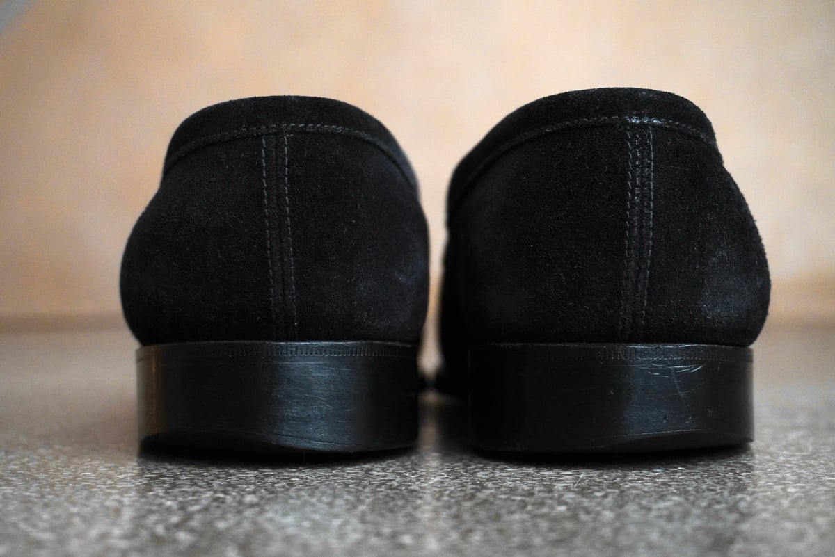 J.M.WESTON】Signature loafer#180 Black Suede 7 J.M.WESTON】Signature loafer#180 Black Suede 7