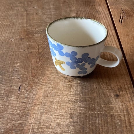 coffee cup／クローバー（青）