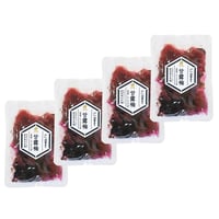 甘露梅85g×4P 赤しそだけで着色のハチミツ漬 国産梅を塩と砂糖とハチミツ漬け
