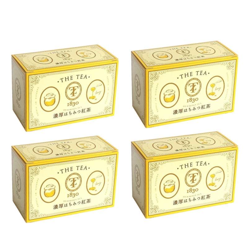 TYAZEN(チャゼン) 濃厚はちみつ紅茶 14袋×4箱 セイロン紅茶と国産蜂蜜 