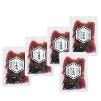 甘露梅85g×5P 赤しそだけで着色のハチミツ漬 国産梅を塩と砂糖とハチミツ漬け