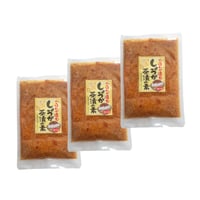 ３パック ご飯が進む しょうが茶漬の素 刻み生姜のしょう油漬け ご飯のおとも