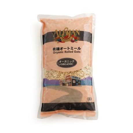 【送料無料】ALISHAN アリサン オーガニック 有機オートミール500g 2パック 約20食 押し麦 オーツ麦 レンジ 簡単 スイーツ作り 無添加 スーパーフード【日時指定 代引き不可】