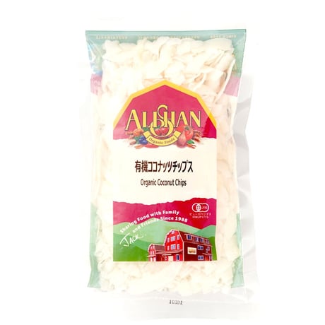 ２パック Alishan アリサンオーガニック 有機ココナッツチップス ドライフルーツ お菓子作り
