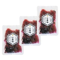 甘露梅85g×3P 赤しそだけで着色のハチミツ漬 国産梅を塩と砂糖とハチミツ漬け