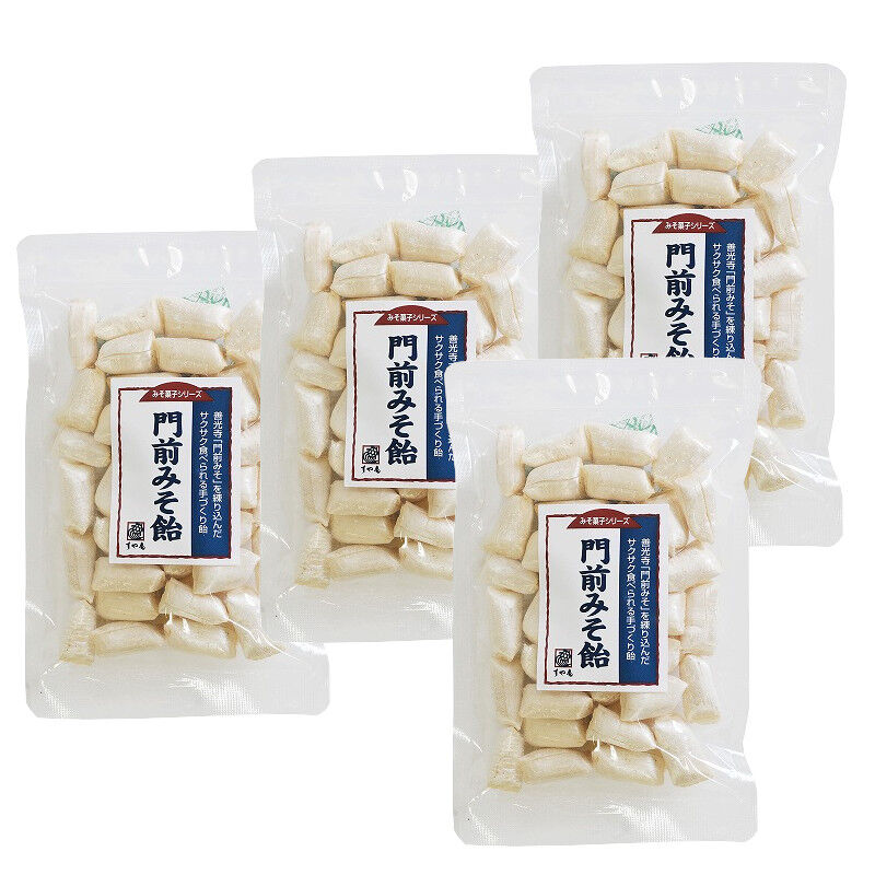 4パック 長野善光寺門前 すや亀 門前みそ飴 味噌あめ さらりと溶ける