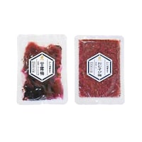 甘露梅85g×1袋 赤しそハチミツ漬 おむすび梅85g袋×1袋 カリカリきざみ梅 着色料・保存料・香料不使用