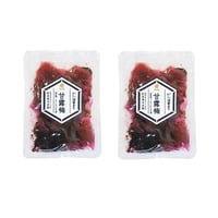 甘露梅85g×2P 赤しそだけで着色のハチミツ漬 国産梅を塩と砂糖とハチミツ漬け