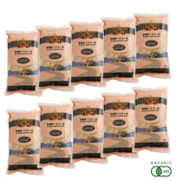 【５ｋｇ 送料無料】ALISHAN アリサン オーガニック 有機オートミール500g（約10食）×１０袋 押し麦 オーツ麦 レンジ 簡単 スイーツ作り 無添加 スーパーフード【日時指定 代引き不可】
