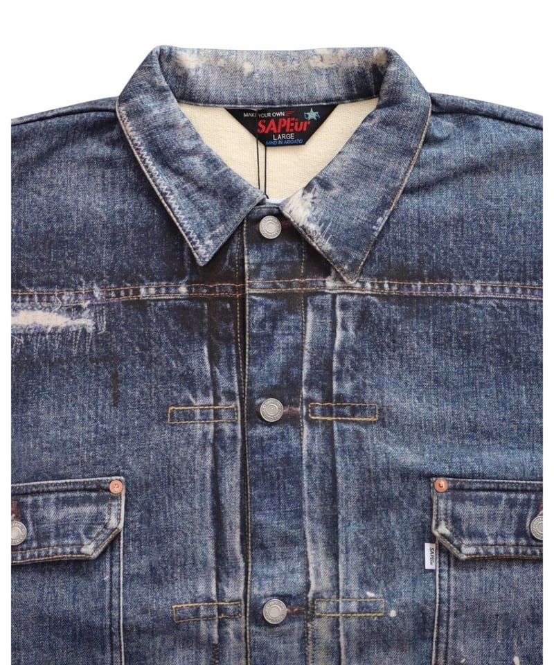 ジャケット・アウター SAPEur Lot.5067XX SWEAT JACKET L A0025-002】□Lot.5067XX SWEAT JACKET□インディゴ | SAPEur