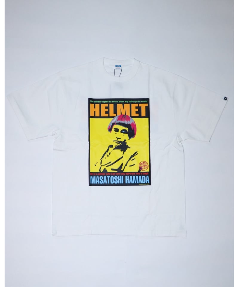 A0026-115】□HELMET 2□S/S TEE□ホワイト | SAPEur
