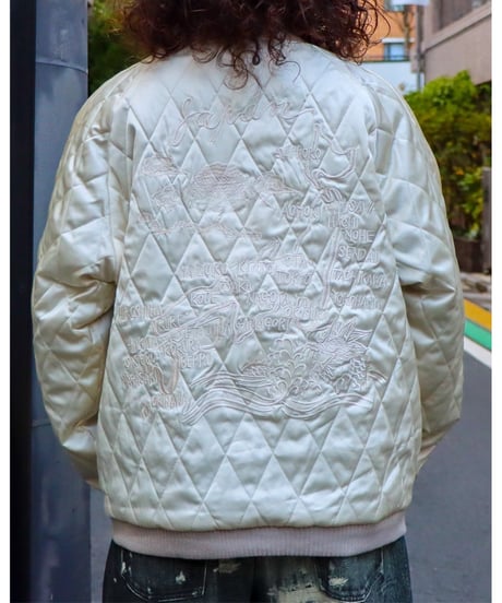 【A0025-319】■SOUVENIR JACKET■SKELETON■ブラック&ホワイト