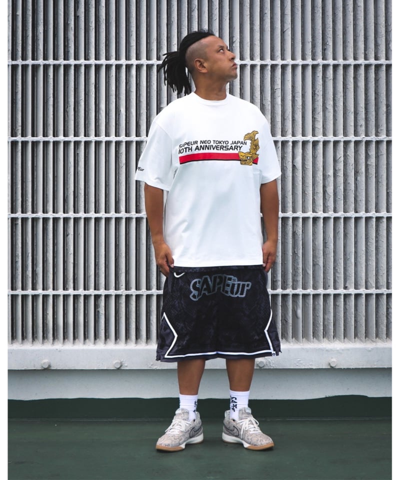 A0025-165】□10th ANNIVERSARY TEE□S/S TEE□ホワイト |