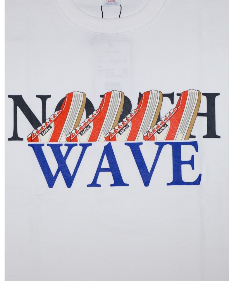 A0026-038】□NORTHWAVE×SAPEUR WAVE□S/S TEE□オレンジ/