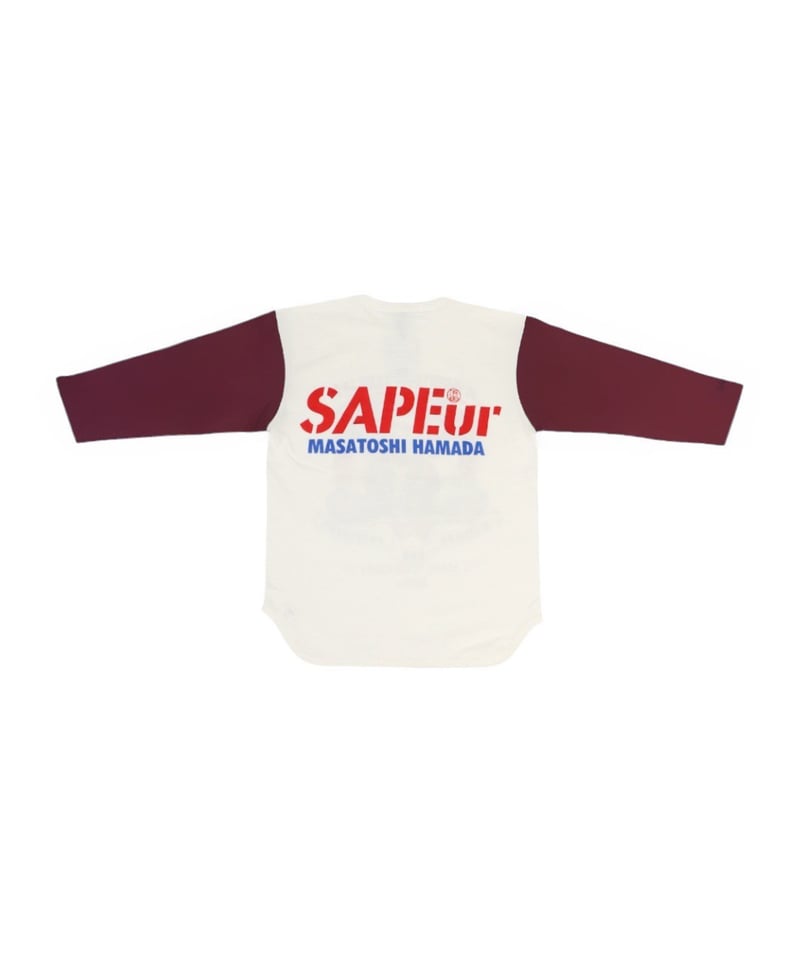 A0025-088】□HAMADA FOR PRESIDENT□3/4 SLEEVE□ホワイ A0025-088】□HAMADA FOR PRESIDENT□3/4 SLEEVE□ホワイ