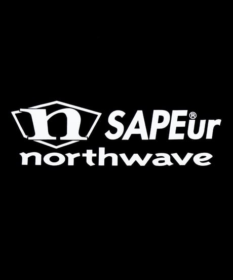 【A0026-039】■NORTHWAVE×SAPEUR WAVE■S/S TEE■オレンジ/ブラック