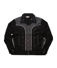 【A0025-345】■WESTERN BOLEROSHIRT■ブラック