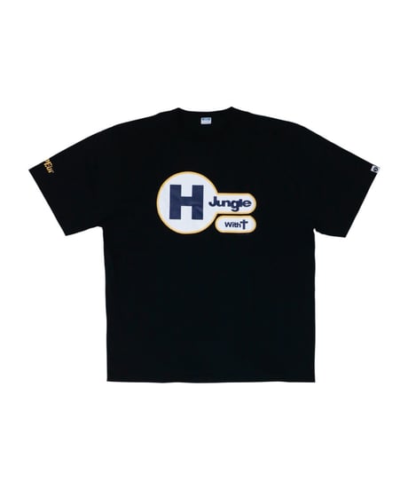 【A0026-159】■Hjungle withT■S/S TEE■ブラック