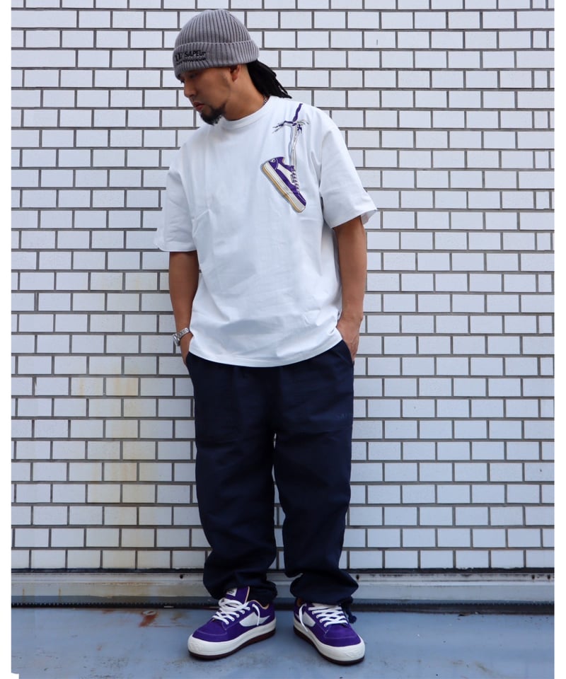 A0026-060】□NORTHWAVE×SAPEUR SHOULDER□S/S TEE□パ