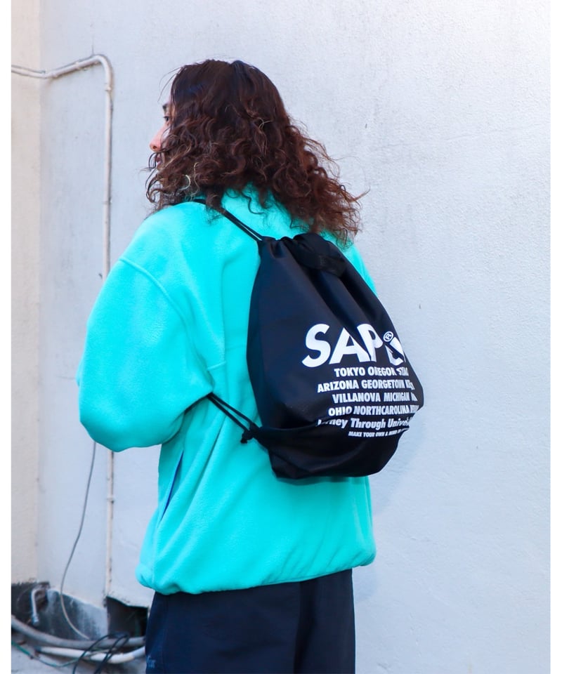 ⚠️値下げ⚠️ SAPEur backpack A0025-410】□KNAPSACK□BAG□ブラック | SAPEur