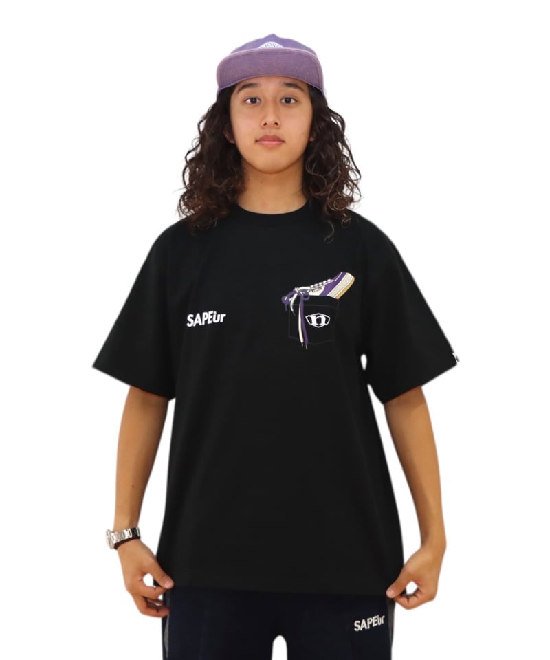 A0026-049】□NORTHWAVE×SAPEUR POCKET□S/S TEE□パープ