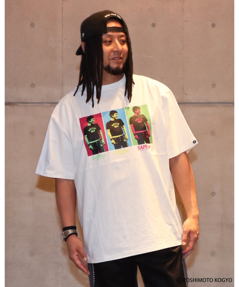 A0026-119】□TRAFFIC LIGHT□S/S TEE□ホワイト | SAPEur