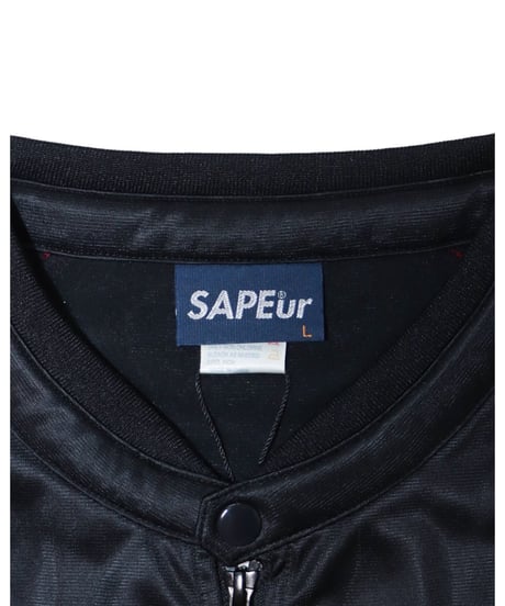 【A0026-003】■TRACK TOP■トラックジャケット■ブラック/レッド