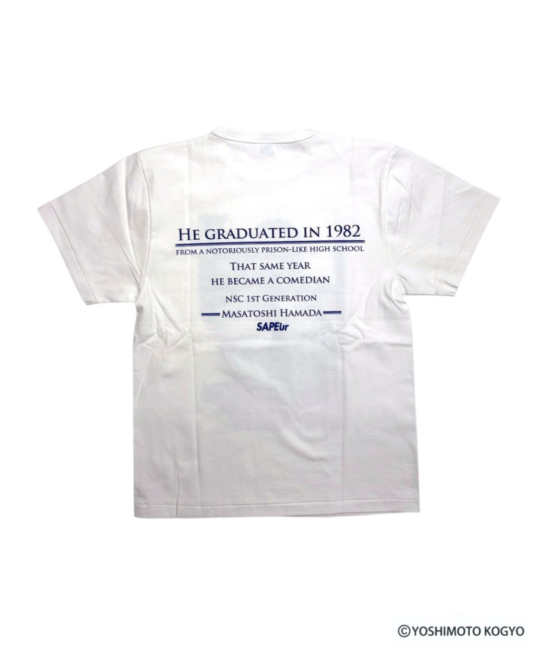 A0026-142】□YOUTH□若かりしCEO□S/S TEE□ホワイト | SAPEur