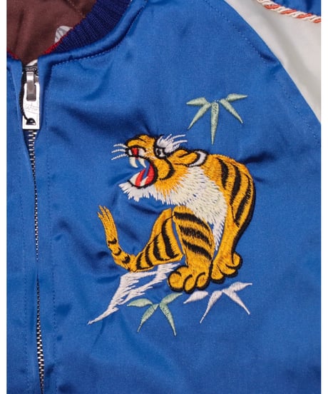 【A0025-318】KIDS■SNVG■REVERSIBLE SOUVENIR JACKET 2025■ブルー/ブラウン