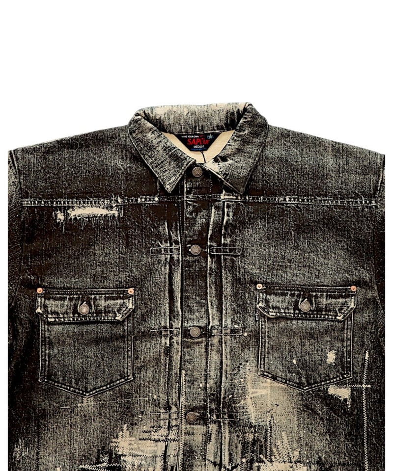 A0025-230】□Lot.5067XX SWEAT JACKET□ブラック | SAPEur