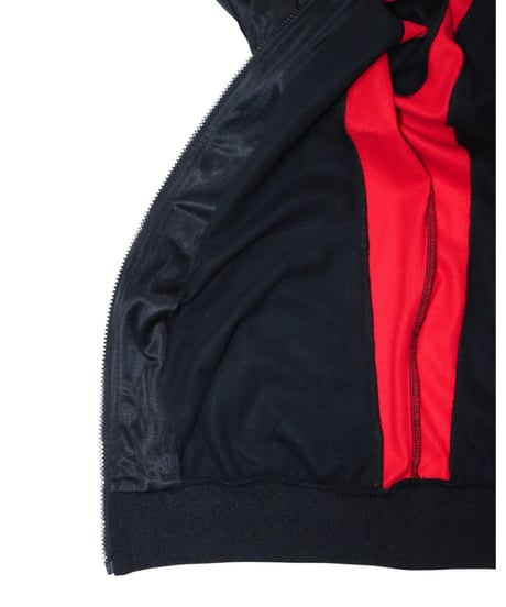 【A0026-003】■TRACK TOP■トラックジャケット■ブラック/レッド