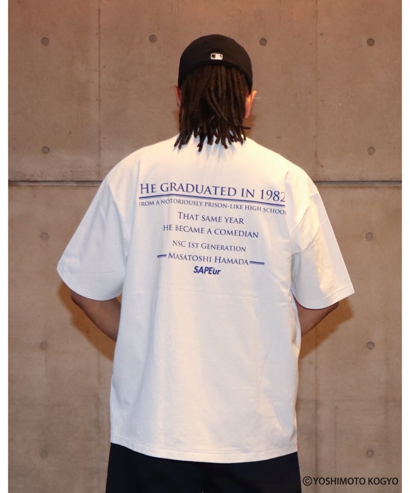 A0026-127】□若かりしCEO□S/S TEE□ホワイト | SAPEur