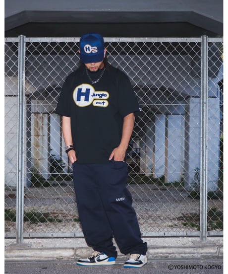 【A0026-159】■Hjungle withT■S/S TEE■ブラック