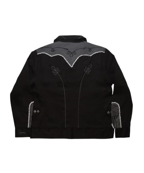 【A0025-345】■WESTERN BOLEROSHIRT■ブラック