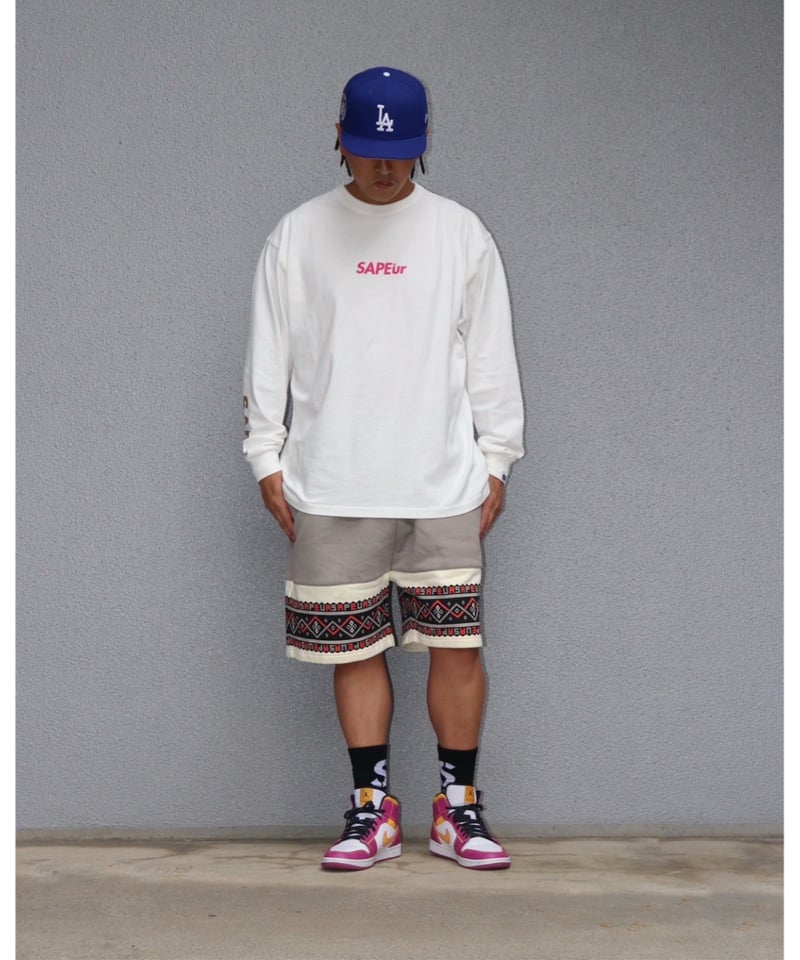 A0025-071】□SAKURA HEAD LONG SLEEVE□L/S TEE□ホワイ