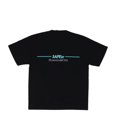【A0026-124】■HAMADA＆CEO■S/S TEE■ブラック