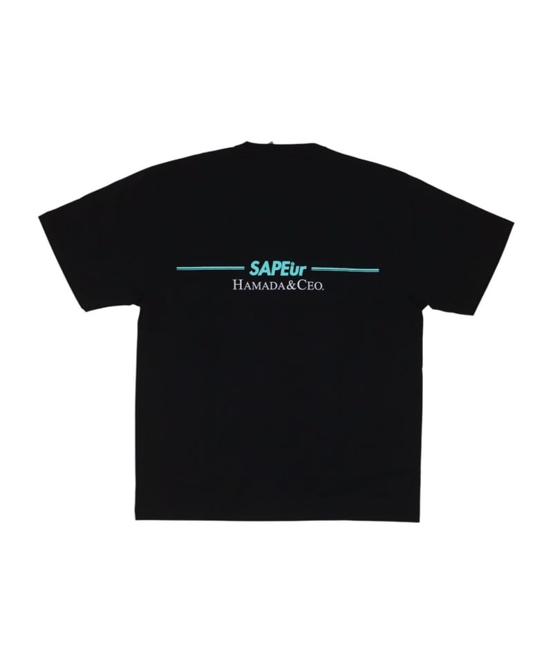 A0026-124】□HAMADA＆CEO□S/S TEE□ブラック | SAPEur
