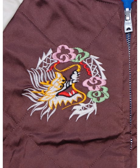 【A0025-318】KIDS■SNVG■REVERSIBLE SOUVENIR JACKET 2025■ブルー/ブラウン